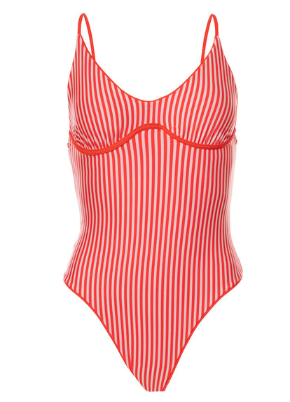  Foto de Red Celine Cheeky Cut Underwire One Piece by Maaji - Enteros - Vestidos de Baño