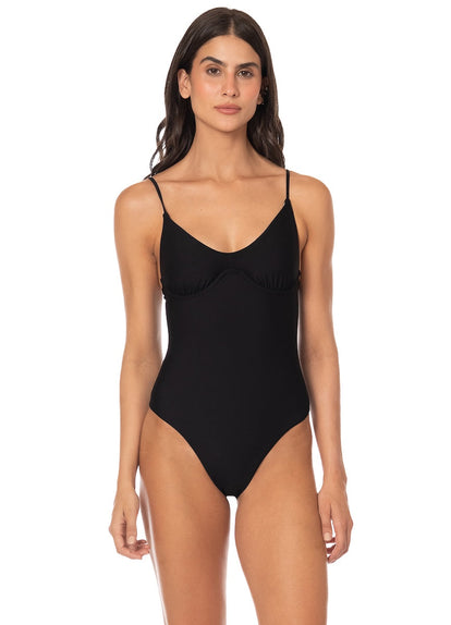  Foto de Black Celine Cheeky Cut Underwire One Piece by Maaji - Enteros - Vestidos de Baño