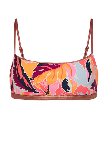  Maaji Rust Copper Cintra Classic Bralette Bikini Top