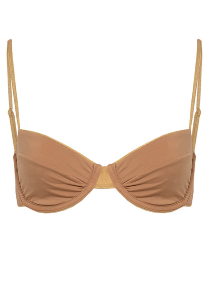 Thumbnail - Maaji Creamy Gold Golden Underwire Bikini Top - 9