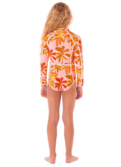  Maaji Pink Palms Moorea One Piece Girls