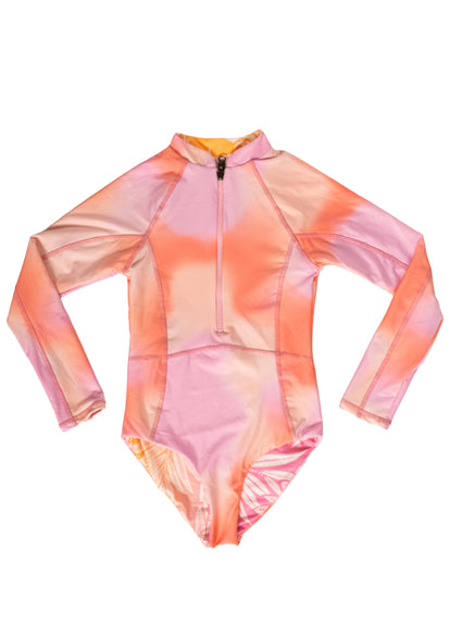 Thumbnail - Foto de Pink Swirl Moorea Girls One Piece Set by Maaji - Vestidos De Baño Para Niñas - Niñas - 1