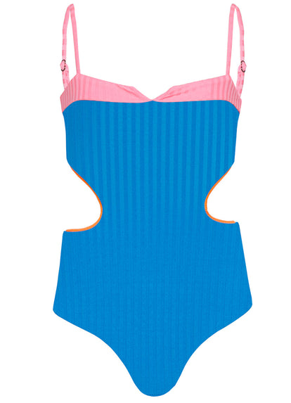  Foto de Ocean Blue Phi Phi One Piece Girls by Maaji - Vestidos De Baño Para Niñas - Niñas