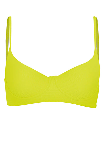 Thumbnail - Maaji Lime Green Archer Unmolded Underwire Bikini Top - 10