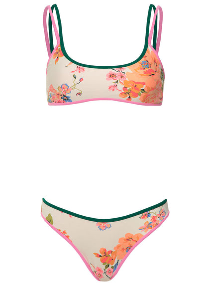 Thumbnail - Foto de Strawberry Breeze Islandia Regular Rise Single Strap Bikini Bottom by Maaji - Tops - Vestidos de Baño - 7