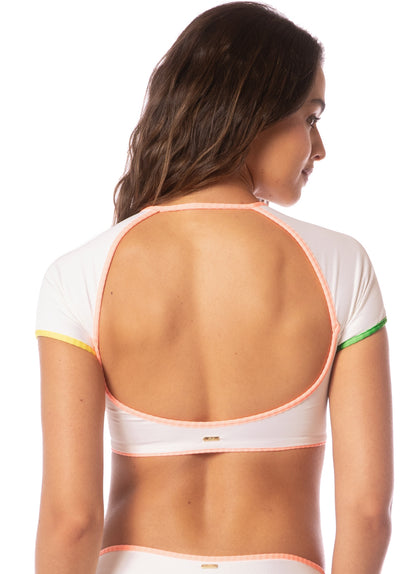 Thumbnail - Maaji Coco Loco Sedona Swim Crop Top Bikini Top - 4