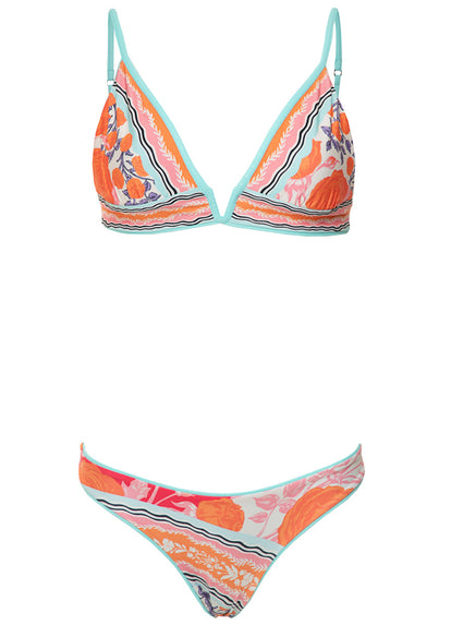  Foto de Sea Turquoise Splendour Regular Rise Thin Side Bikini Bottom by Maaji - Tops - Vestidos de Baño
