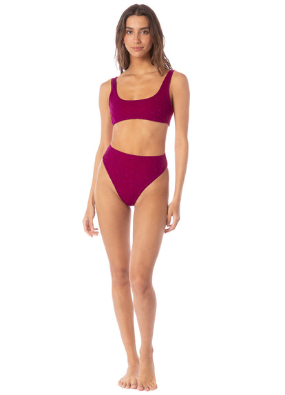  Foto de Bom Bom Pink Sublimity Regular Rise Classic Bikini Bottom by Maaji - Tops - Vestidos de Baño