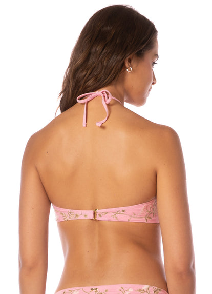  Maaji Light Garden Vivienne Strapless Bandeau Bikini Top