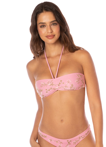  Maaji Light Garden Vivienne Strapless Bandeau Bikini Top