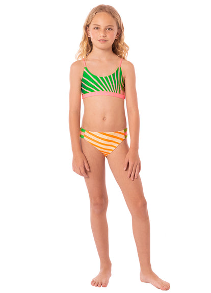  Maaji Sunrise Colada Flowers Girls Bikini Set