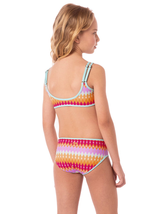 Hover image -  Foto de Pink Prism Kiko Shorts by Maaji - Vestidos De Baño Para Niñas - Niñas