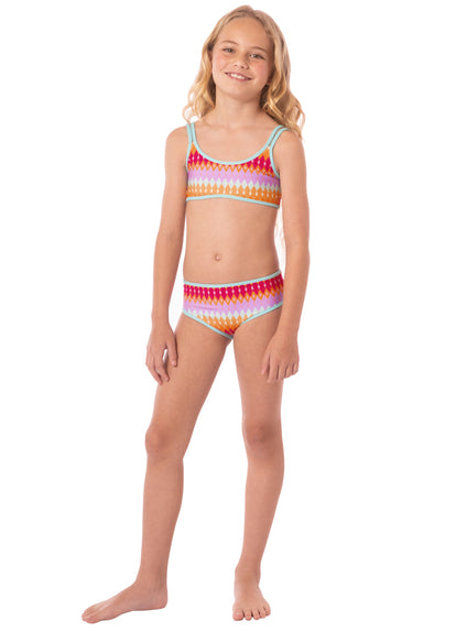  Maaji Pink Prism Lirim Girls Bikini Set