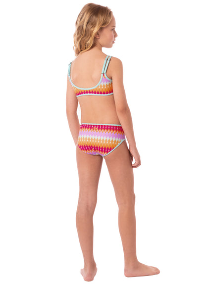  Maaji Pink Prism Lirim Girls Bikini Set