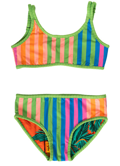 Thumbnail - Foto de Striped Mule Lirim Girls Bikini Set by Maaji - Vestidos De Baño Para Niñas - Niñas - 1