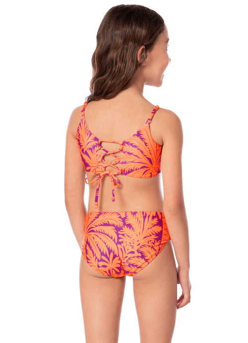 Hover image -  Maaji Flamingo Palm Juliet Girls Bikini Set 