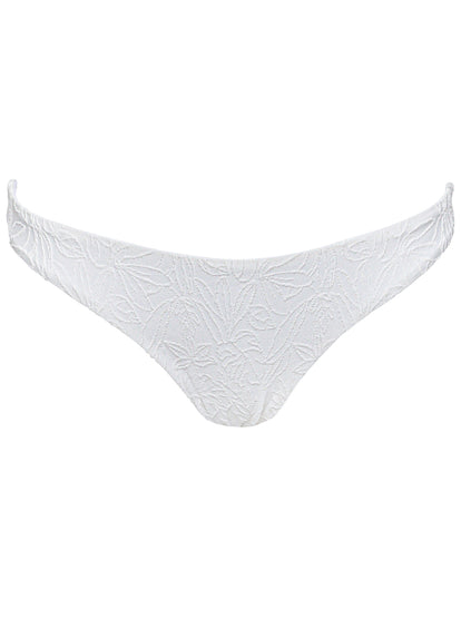  Maaji White Whisper Iconic  Low Rise Thin Side Bikini Bottom