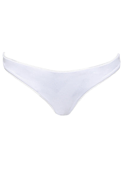  Maaji White Whisper Iconic  Low Rise Thin Side Bikini Bottom
