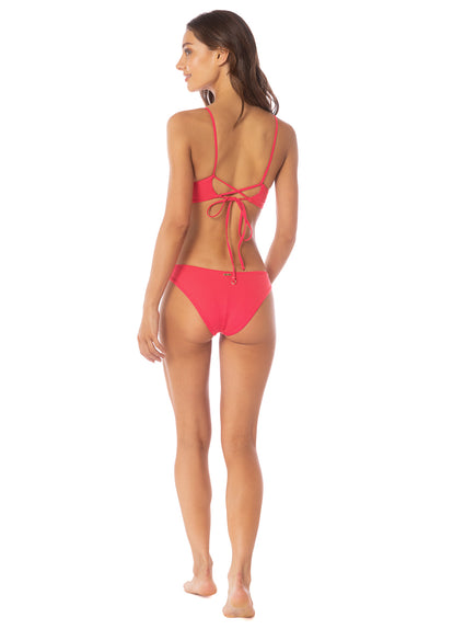 Maaji Cherry Crush Iconic  Low Rise Thin Side Bikini Bottom