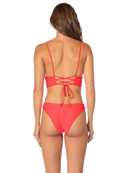 Main image -  Foto de Sunset Punch Iconic Low Rise Thin Side  Bikini Bottom by Maaji - Panties - Vestidos de Baño
