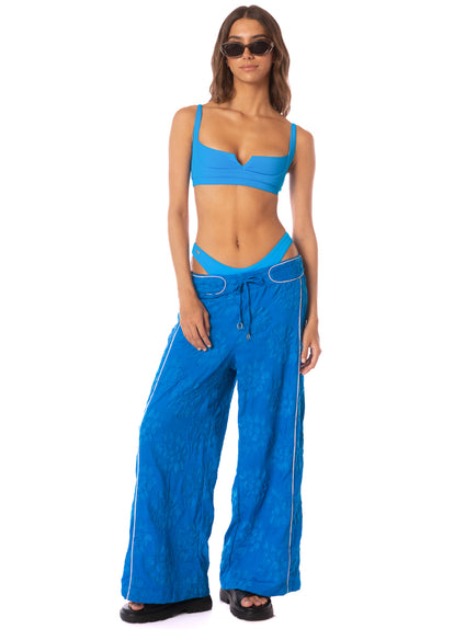  Maaji Blue Lagoon Iconic Regular Rise Thin Side Bikini Bottom