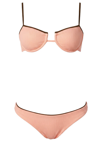  Maaji Papaya Sunset Iconic Low Rise Thin Side Bikini Bottom