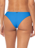 Maaji Blue Iconic Low Rise Thin Side  Bikini Bottom