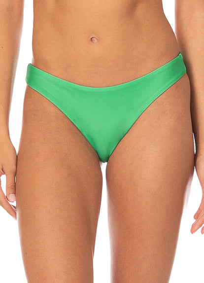  Foto de Green Iconic Low Rise Thin Side  Bikini Bottom by Maaji - Panties - Vestidos de Baño