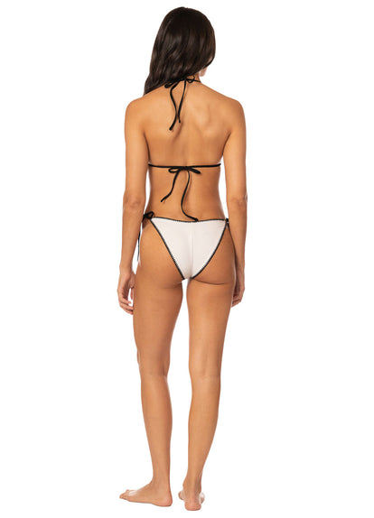  Vestidos De Baño De Maaji - Maaji Ivory Shores Splenium Low Rise Tie Side Bikini Bottom  - Category: Apparel, Accesories Clothing Vestidos De Baño