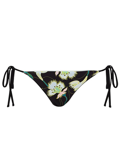 Thumbnail - Maaji Midnight Black Shining Low Rise Tie Side Bikini Bottom - 9