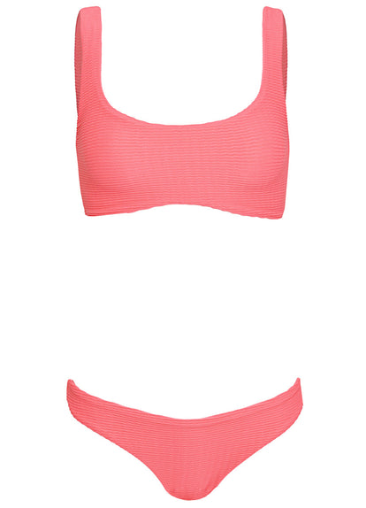 Thumbnail - Maaji Coral Ripple Dazzle Lace Up Bralette Bikini Top - 17