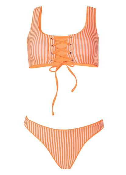  Foto de Orange Dazzle Classic Bralette Bikini Top by Maaji - Tops - Vestidos de Baño