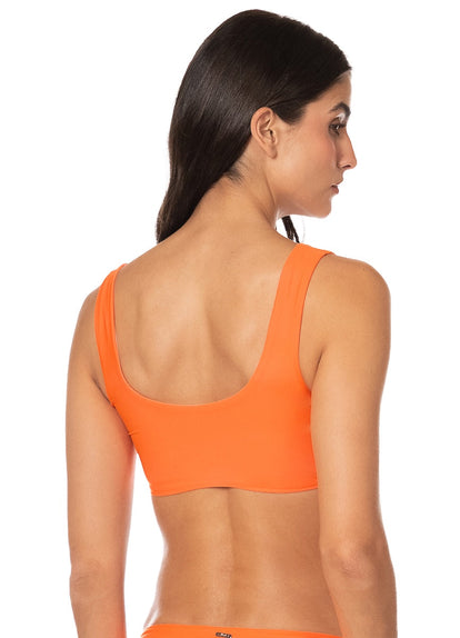 Thumbnail - Foto de Orange Dazzle Classic Bralette Bikini Top by Maaji - Tops - Vestidos de Baño - 3