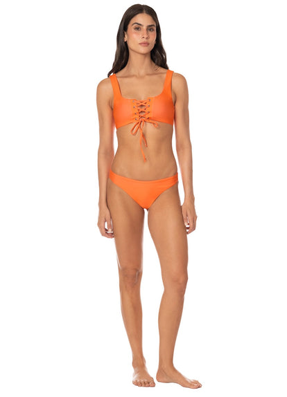 Thumbnail - Foto de Orange Dazzle Classic Bralette Bikini Top by Maaji - Tops - Vestidos de Baño - 5