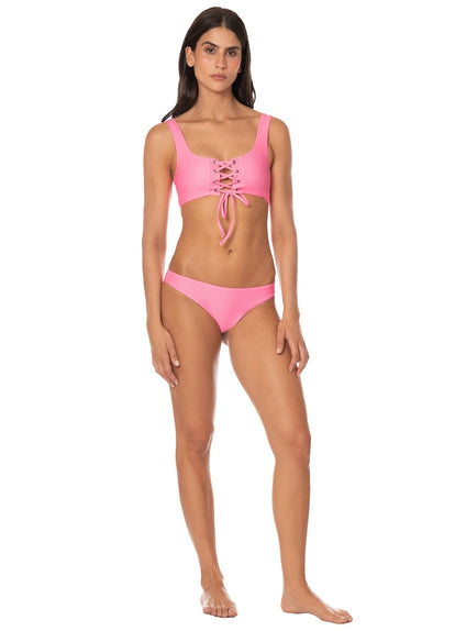 Thumbnail - Foto de Pink Dazzle Classic Bralette Bikini Top by Maaji - Tops - Vestidos de Baño - 5