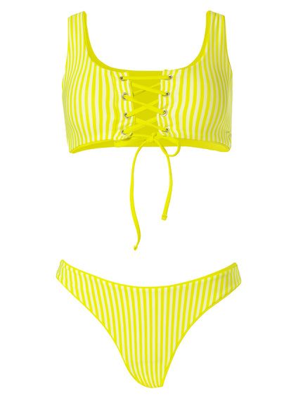 Thumbnail - Foto de Yellow Dazzle Classic Bralette Bikini Top by Maaji - Tops - Vestidos de Baño - 9