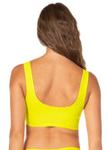 Maaji Yellow Dazzle Classic Bralette Bikini Top