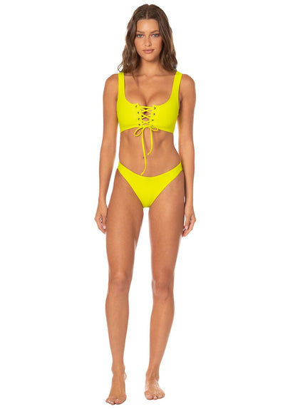 Thumbnail - Foto de Yellow Dazzle Classic Bralette Bikini Top by Maaji - Tops - Vestidos de Baño - 6