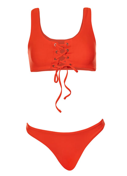 Thumbnail - Foto de Red Dazzle Classic Bralette Bikini Top by Maaji - Tops - Vestidos de Baño - 9