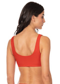 Maaji Red Dazzle Classic Bralette Bikini Top