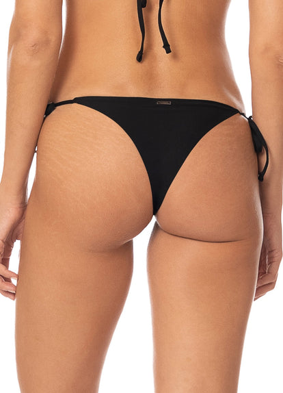  Foto de Jade Black Agave Low Rise Single Strap Bikini Bottom by Maaji - Panties - Vestidos de Baño