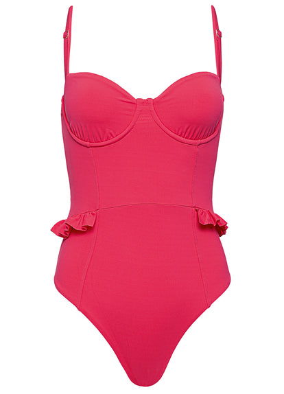  Maaji Cherry Crush Bree  Cheeky Cut Underwire One Piece