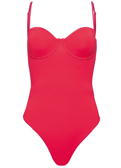  Maaji Cherry Crush Bree  Cheeky Cut Underwire One Piece