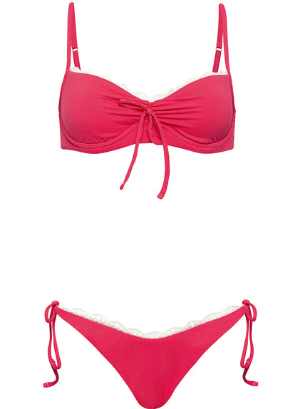  Maaji Cherry Crush Karl  Unmolded Underwire Bikini Top