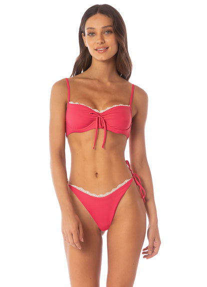 Thumbnail - Maaji Cherry Crush Karl  Unmolded Underwire Bikini Top - 1