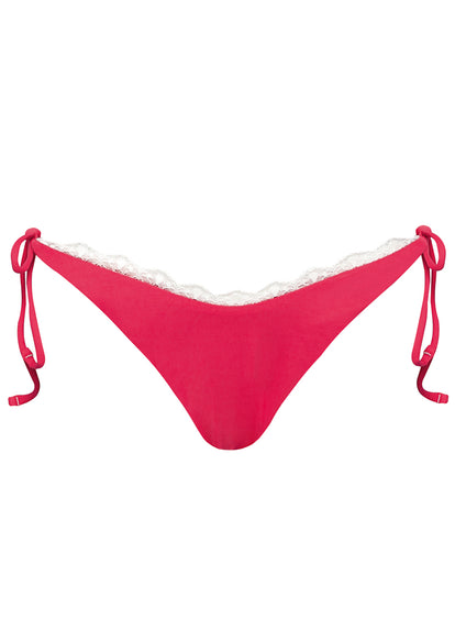  Maaji Cherry Crush Amaia  Regular Rise Tie Side Bikini Bottom
