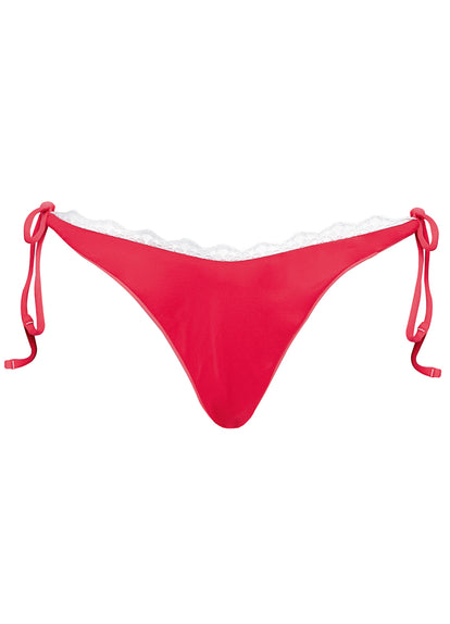  Maaji Cherry Crush Amaia  Regular Rise Tie Side Bikini Bottom