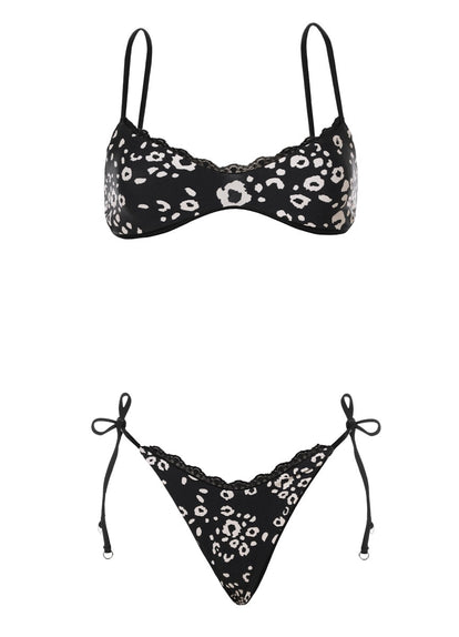 Thumbnail - Foto de Wanderlight Amaia Regular Rise Tie Side  Bikini Bottom by Maaji - Panties - Vestidos de Baño - 8