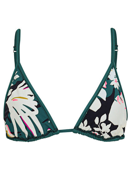 Thumbnail - Maaji Brunswick Green Ginger Sliding Triangle Bikini Top - 8