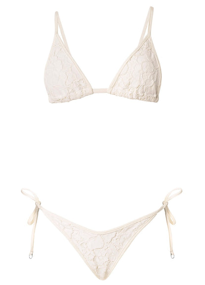 Thumbnail - Foto de Lace Whisper Ginger Sliding Triangle Bikini Top by Maaji - Tops - Vestidos de Baño - 8